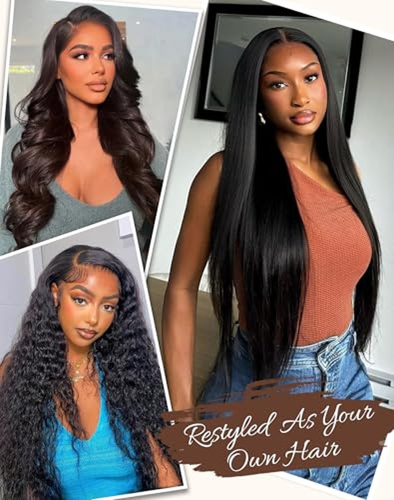 13x6 HD Lace Front Wig 30 Inch Straight Human Hair