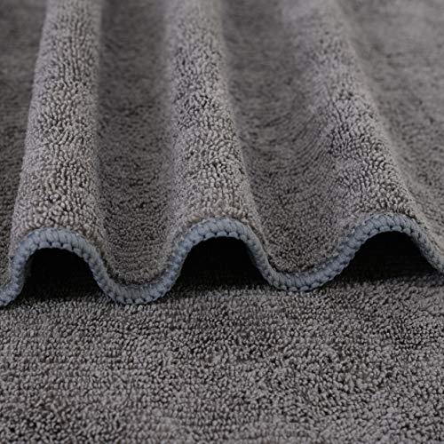 POLYTE Microfiber Hair Towel, 20x40 in, 2 Pack