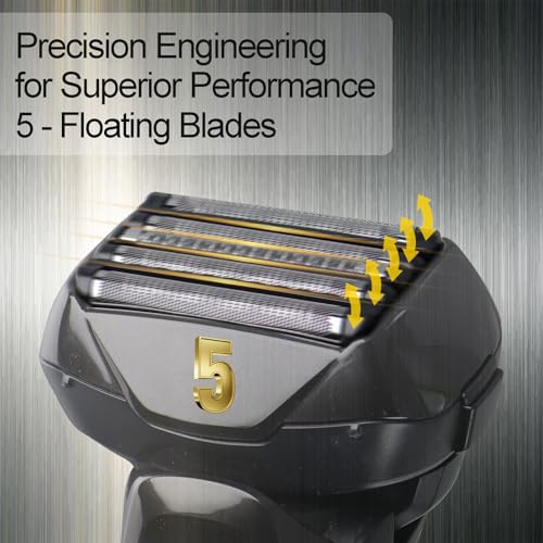 Arc 5 Blades Replacement Heads with Outer Foil and Inner Blade, WES9032 Shaver Replacement Heads for Arc 5 ES-LV97 ES-LV95 ES-LV65 ES-LV67 Electric Shaver.