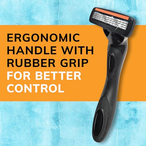 BIC Flex 4 Hybrid Men's 4-Blade Disposable Razor, 2 Handles and 20 Cartridges, Smooth and Close Shave