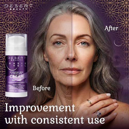 2-Pack Neck Firming Cream for Women ? Neck Creams for Tightening and Firming with Peptides, Collagen & Hyaluronic Acid ? Decollete Firming Cream for Lifting & Smoother Skin, 3.38 fl oz