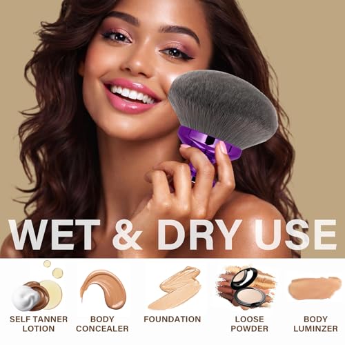 Extra Large Body Makeup Brush for Self Tanner & Bronzer