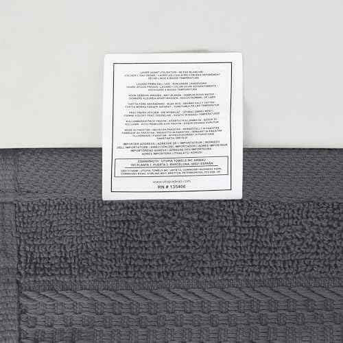 Utopia Towels 12 Pack Premium Wash Cloths Set, 12 by 12 Inches, 100% Cotton Ring Spun, Highly Absorbent and Soft Feel Essential Washcloths for Bathroom, Spa, Gym, and Face, Dark Brown