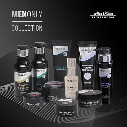 Mon Platin Black Caviar Hair Cream 400 ml – Leave-In Moisturizer with Jojoba & Avocado Oils