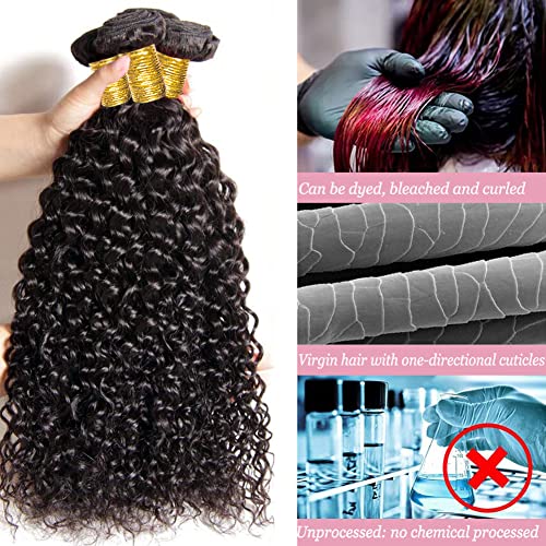 32 Inch Deep Wave Hair Bundles - 100% Brazilian Virgin Human Hair