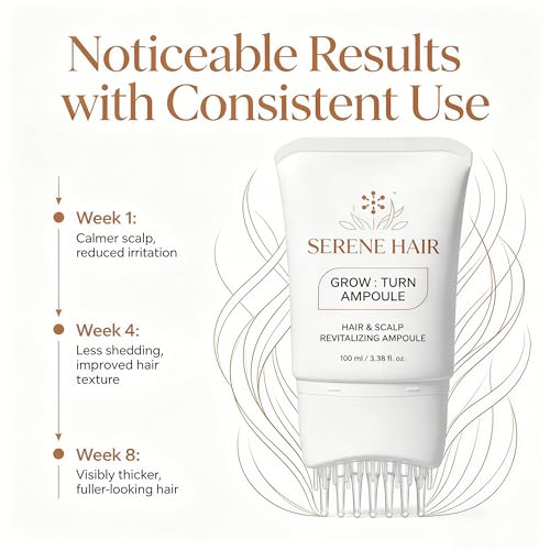 Serene Hair Revive Serum with Built-in Brush Applicator