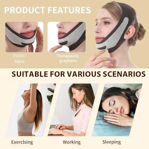 Graphene V-Line Chin Strap for Sleeping – Face Lifting Mask