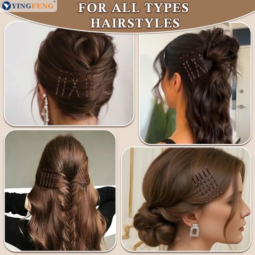 Bobby Pins Brown 330 Count 2.2 Inch Hair Clips