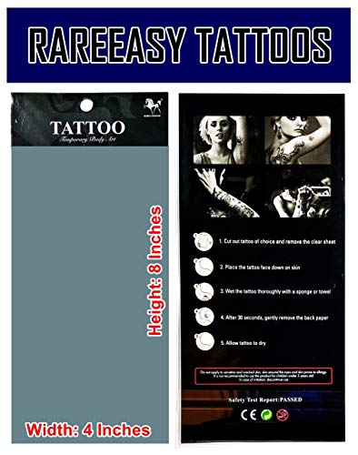 3D Cartoon Black Bird Temporary Tattoo Stickers (2 Sheets)