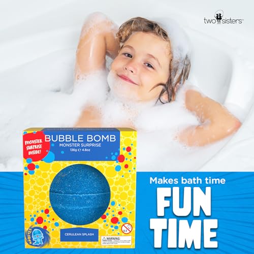 Fizzy Bath Bombs for Kids with Surprise Monster Toys - 1 Pack