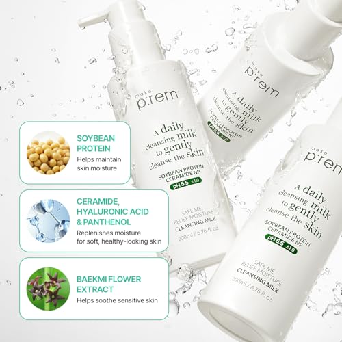 MAKEP:REM Safe Me Relief Moisture Cleansing Milk 100mL