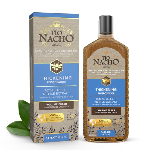 Tio Nacho Thickening Conditioner with Royal Jelly and Natural Extracts ? Hair Loss Conditioner for Men and Women ? Volumizing Formula for Fine, Thinning Hair ? Paraben & Sulfate Free, 14 Fl Oz