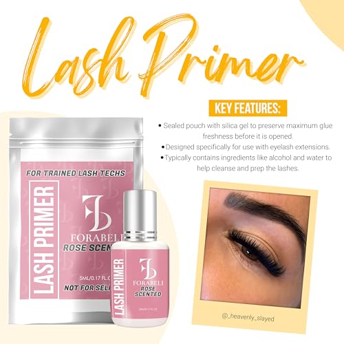 Elite Fast Eyelash Extension Glue + Lash Primer 15ml+ Pink Gel Remover/Black Adhesive/1 sec Drying time /7-Week Retention/Professional Use Only/Increase bonding Power/Fast Adhesive Dissolution