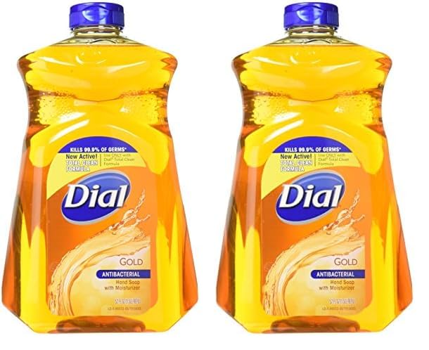 Dial Gold Antibacterial Hand Soap with Moisturizer, 52 Oz Refill (Pack of 2)