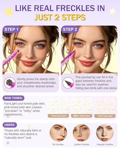 Freckle Stamp Pen 2-Pack with 10-Size Precision Tip