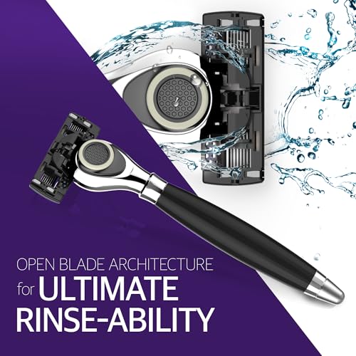 DORCO Pace Classic - Seven Blade Razor System with Pivoting Head and Premium Handle- 12 Pack Refill (No Handle)