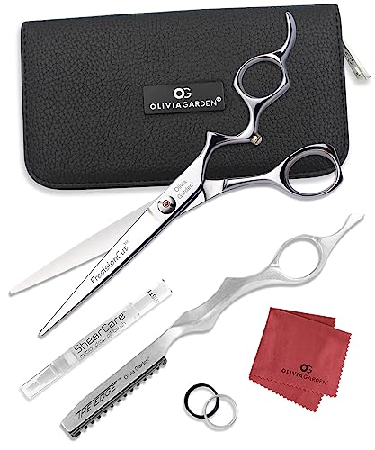 Olivia Garden PrecisionCut Professional Hairdressing Shears Intro Case Deal (6.5")