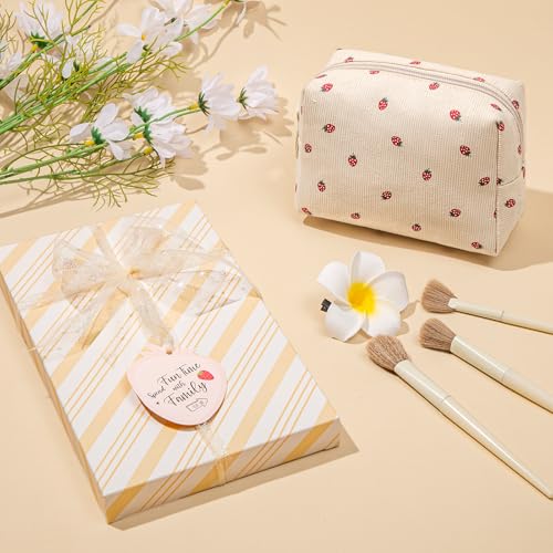 Christmas Gifts for Tween & Teen Girls, 11PCS Birthday Gifts Basket Teen Girls Trendy Stuff with Empowering Tasks Make up Brushes & Bag, Beauty Advent Calendar Wrapped Gifts Box