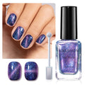 9D Cat Eye Nail Polish - Blue to Purple Galaxy Magic