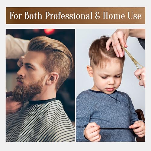 Facón Gold Bravo Professional Hair Scissors 6.5 Inch Razor Edge Barber Shears