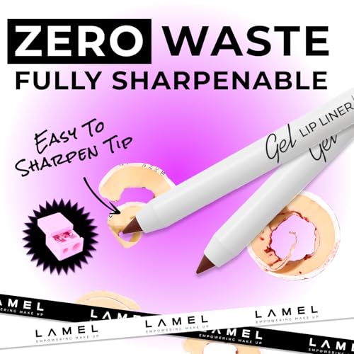 Lamel Gel Lip Liner Pencil – Intense Brown Waterproof