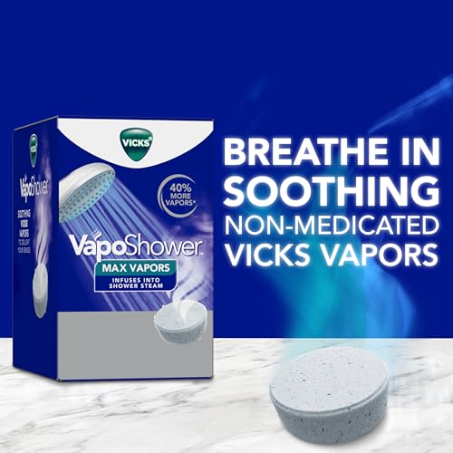 Eucalyptus Shower Steamer Tablets - Non-Medicated Aromatherapy, 4ct