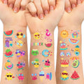 Waterproof Hawaiian Fruit Temporary Tattoos - 80+ Designs