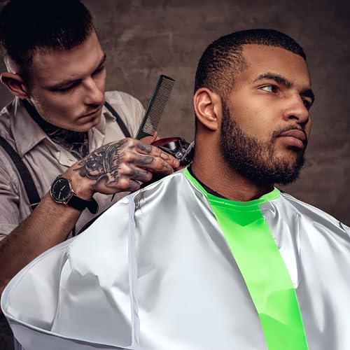 Professional Hair Cutting Cape with Comb - Waterproof Salon Barber Apron
