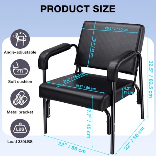 Salon Shampoo Chair Auto Reclining with Thick Cushions