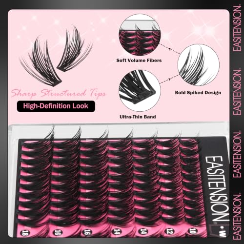 Manga Lash Clusters D Curl 10-18mm DIY Eyelash Extensions 210pcs