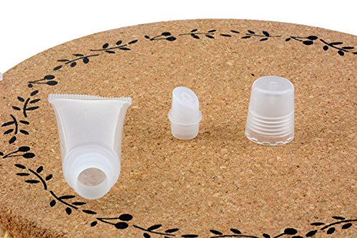 8ml Clear Empty Lip Gloss Tubes with Soft Cap (10 Pcs)