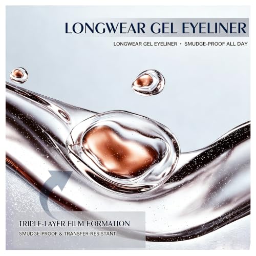Waterproof Gel Eyeliner Pencil - Burgundy Shade, 24Hr Wear