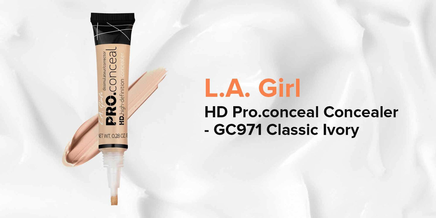 LA Girl Pro High Definition Concealer (1, GC 971 Classic Ivory), 16 Ounce