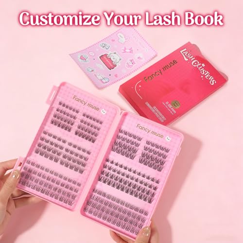 Lash Clusters Book 6 Style 268pcs D Curl Eyelash Extensions