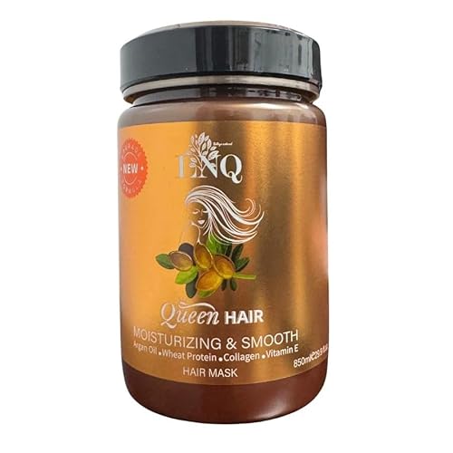 Keratina Capilar La Reina del Cabello ? 850 ml ? Con Arg?n, Col?geno, Prote?na de Trigo y Vitamina E ? Sin Sal ni Parabenos ? Hidrataci?n y Alisado Profundo