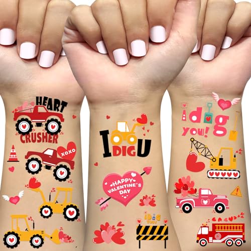 Valentine's Day Temporary Tattoos 152 Count - Heart Design