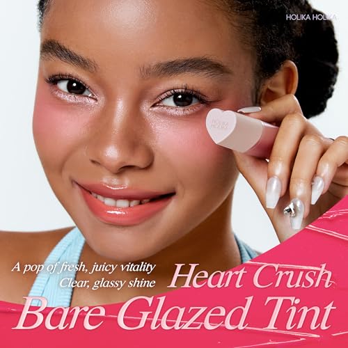 Holika Holika Heart Crush Bare Glaze Lip Tint - Long-Lasting Moisture & High Shine