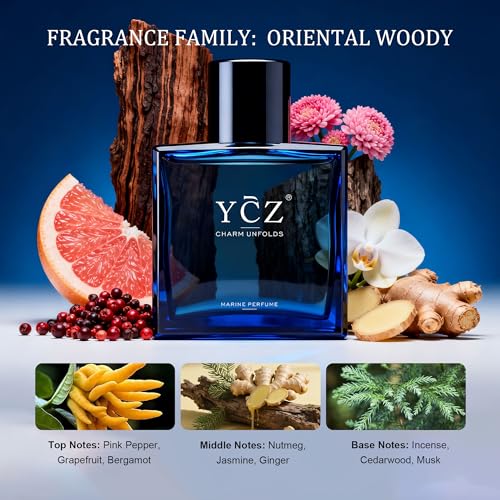 Ycz Midnight Marine Eau de Parfum 1.7 Fl Oz for Men