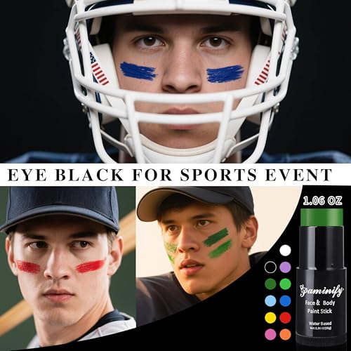 Red Face Paint Stick - Water-Based Washable Makeup