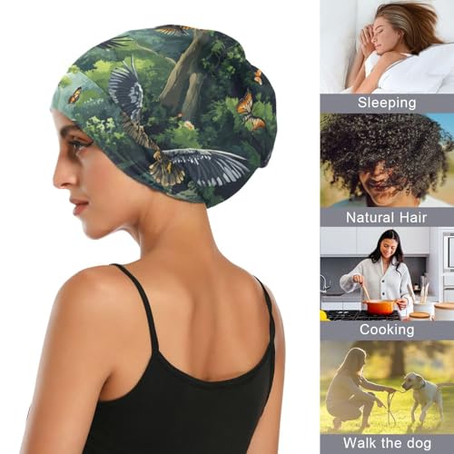 ElliTarr Satin Sleep Cap Beanie Hat for Hair Protection & Comfort