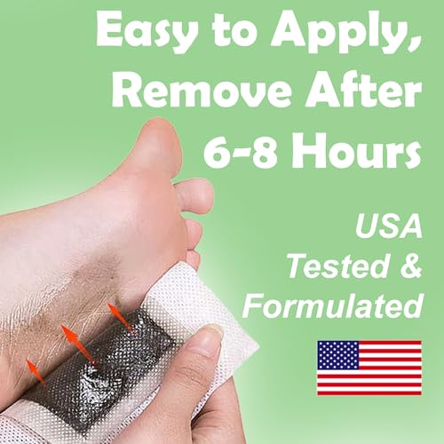 Turmeric & Ginger Foot Pads - 20 Pack for Stress Relief & Better Sleep