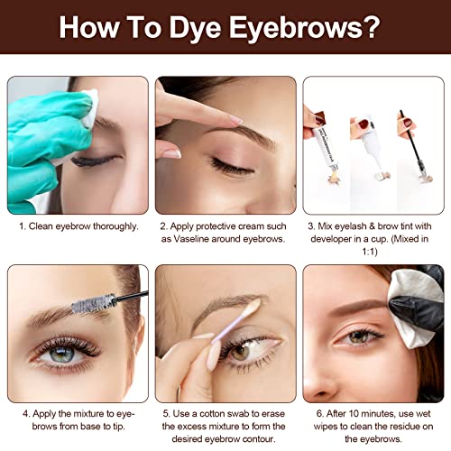 Eyelash & Eyebrow Color Kit 2-In-1 Lash Brow Dye