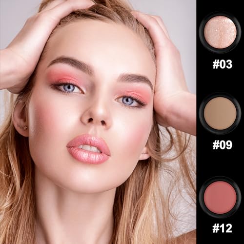 Cream Contour Stick Kit - 3 Pcs Blush, Bronzer & Highlighter