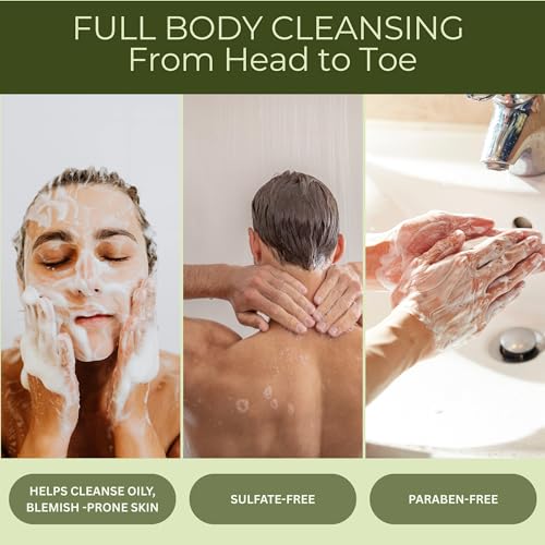 Romancy Tea Tree Soap Bar for Face & Body (2 Pack) ? Tea Tree Oil Cleansing Handmade Bars for Acne-Prone & Itchy Skin, Helps Control Body Odor, Gentle Daily Cleanser, Gift Ready