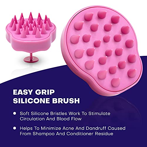 Spornette Scalp Massager Shampoo Brush Pink