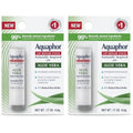 Aquaphor Naturally Inspired Lip Repair Stick with Aloe Vera and Natural Shea Butter,Hydrating Lip Balm Immediately Relieves Dryness,0.17 Oz Stick,(Pack of 2)