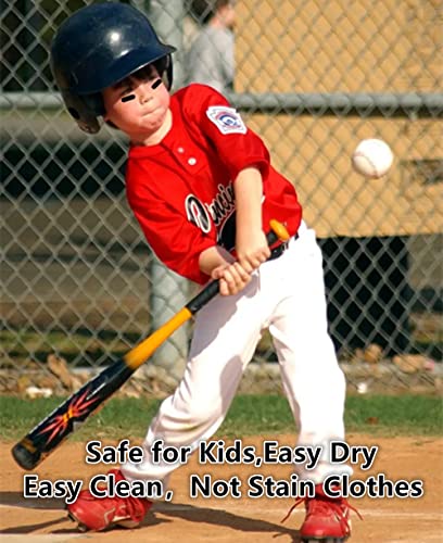 Go Ho Eye Black Stick 3-Pack for Sports - Waterproof Baseball Makeup