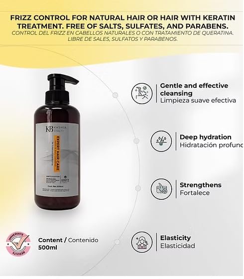 Kashia Beauty Keratin Hair Care Kit - 5-Piece System
