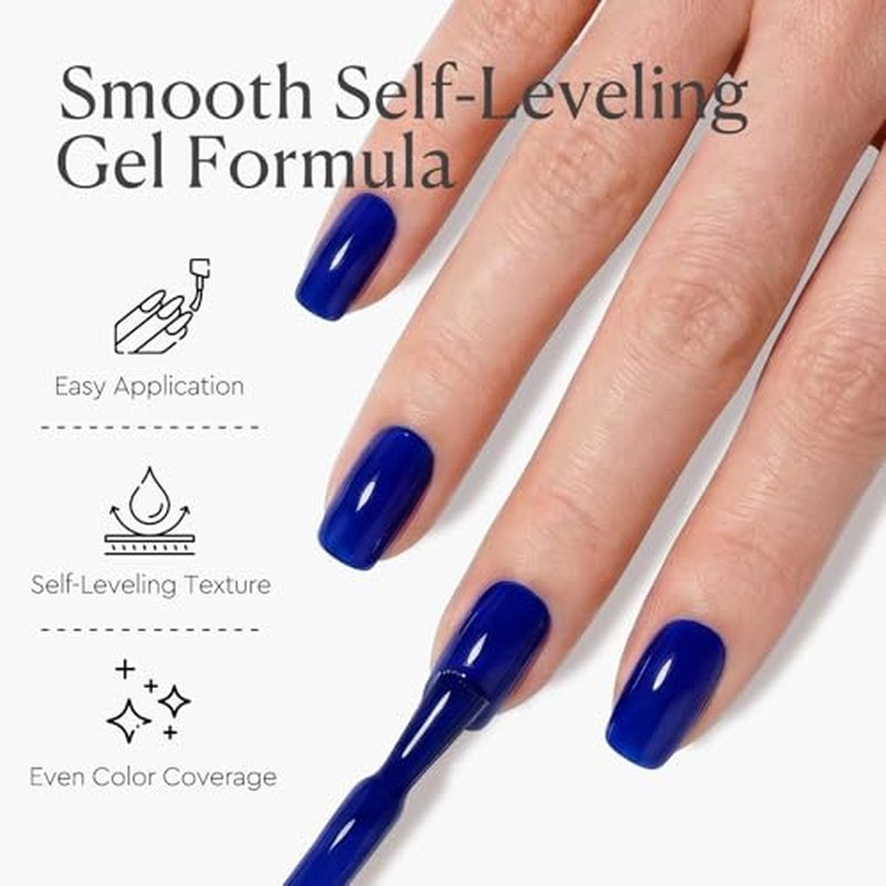 Royal Navy Blue Gel Nail Polish 18ml - High Gloss UV/LED
