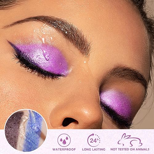 Glitter Liquid Eyeshadow Pen - Metallic Gold Shimmer